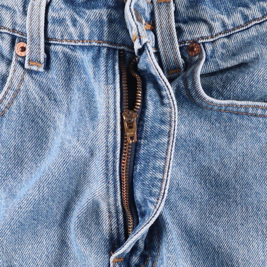 90'S Levi's 505 REGULAR FIT STRAIGHT LEG Tapered Denim Pants Made in USA Men's W31 Vintage cotton blue type Vintage Second Hand