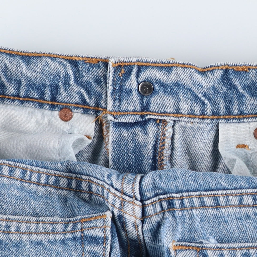 90'S Levi's 505 REGULAR FIT STRAIGHT LEG Tapered Denim Pants Made in USA Men's W31 Vintage cotton blue type Vintage Second Hand