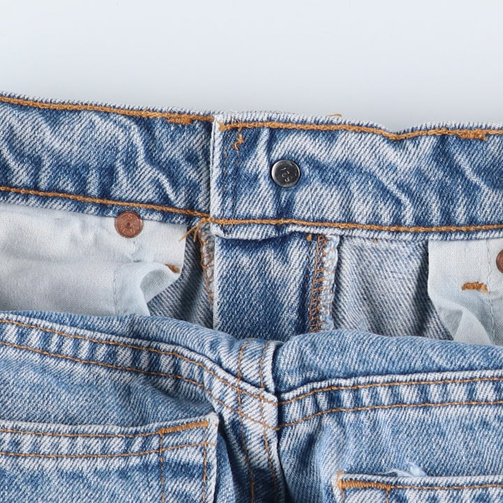 90'S Levi's 505 REGULAR FIT STRAIGHT LEG Tapered Denim Pants Made in USA Men's W31 Vintage cotton blue type Vintage Second Hand