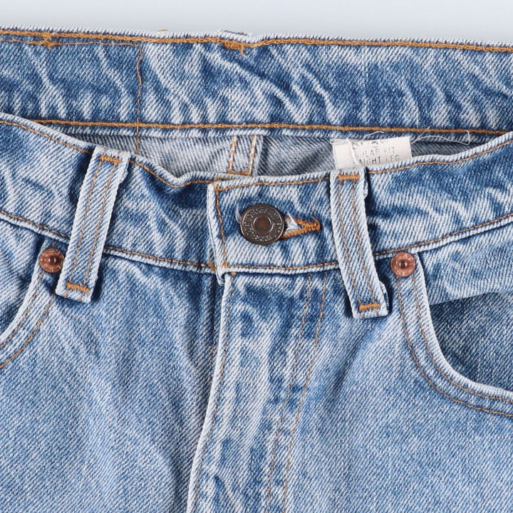 90'S Levi's 505 REGULAR FIT STRAIGHT LEG Tapered Denim Pants Made in USA Men's W31 Vintage cotton blue type Vintage Second Hand