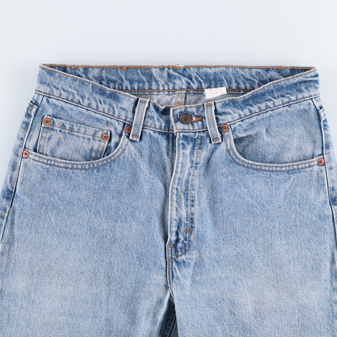90'S Levi's 505 REGULAR FIT STRAIGHT LEG Tapered Denim Pants Made in USA Men's W31 Vintage cotton blue type Vintage Second Hand