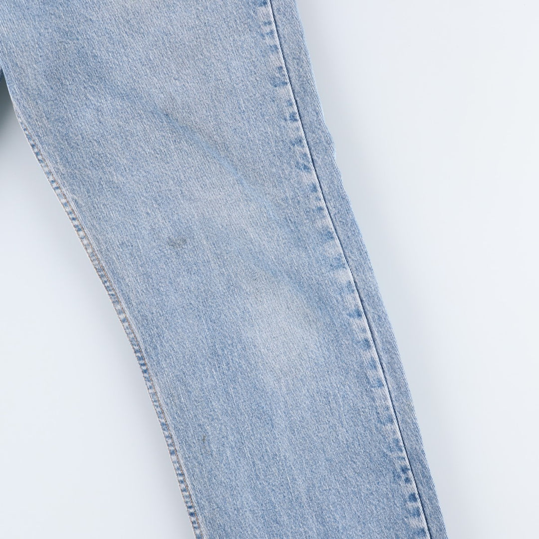 90'S Levi's 505 REGULAR FIT STRAIGHT LEG Tapered Denim Pants Made in USA Men's W31 Vintage cotton blue type Vintage Second Hand