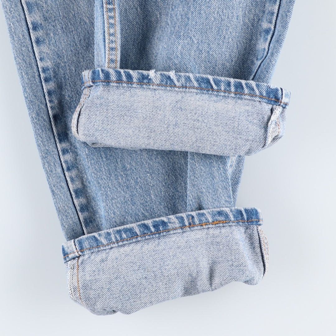 90'S Levi's 505 REGULAR FIT STRAIGHT LEG Tapered Denim Pants Made in USA Men's W31 Vintage cotton blue type Vintage Second Hand