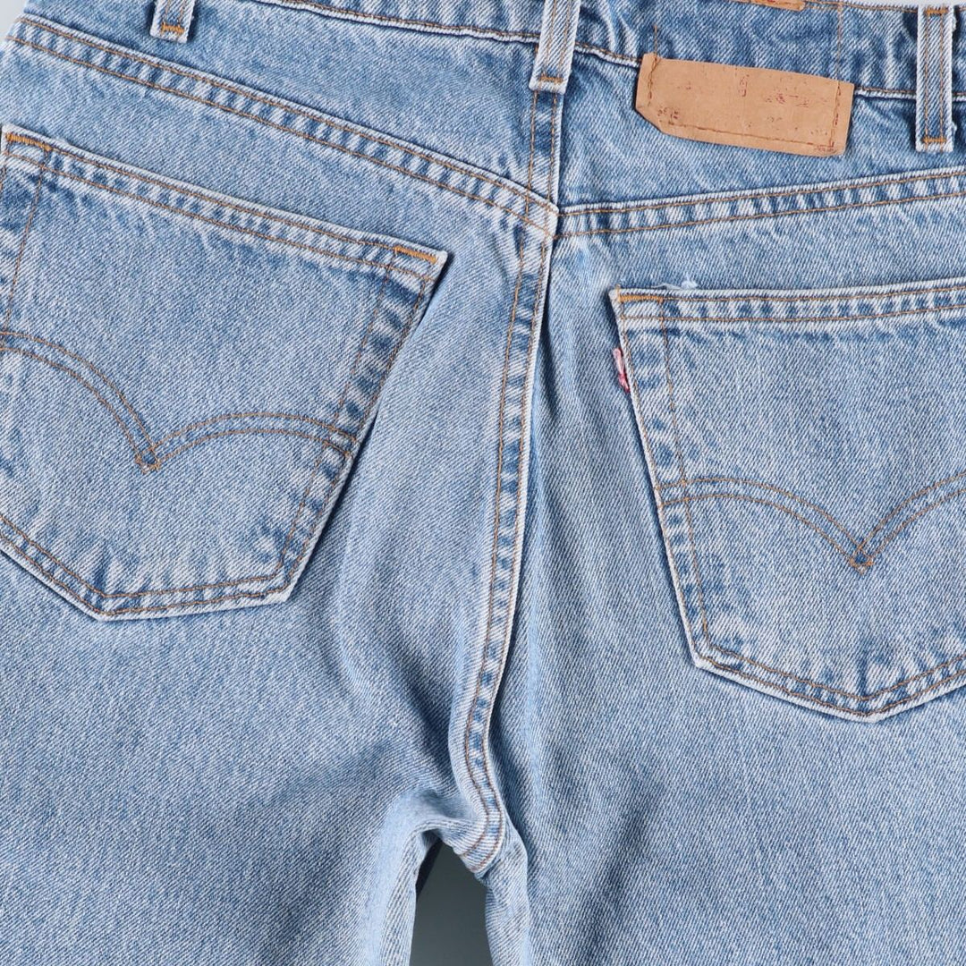 90'S Levi's 505 REGULAR FIT STRAIGHT LEG Tapered Denim Pants Made in USA Men's W31 Vintage cotton blue type Vintage Second Hand