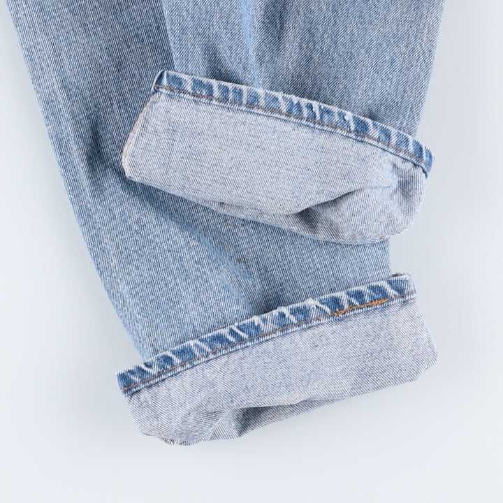 90'S Levi's 505 REGULAR FIT STRAIGHT LEG Tapered Denim Pants Made in USA Men's W31 Vintage cotton blue type Vintage Second Hand