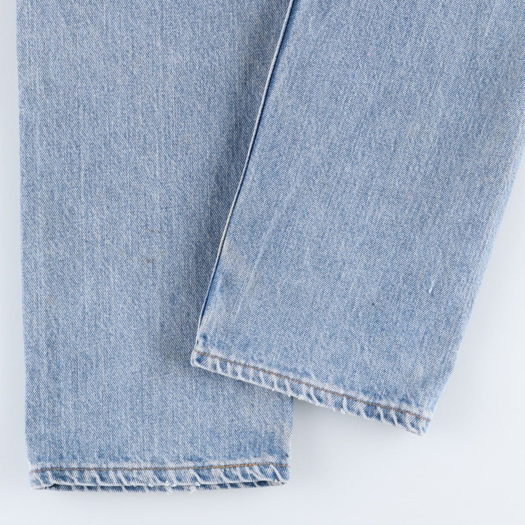 90'S Levi's 505 REGULAR FIT STRAIGHT LEG Tapered Denim Pants Made in USA Men's W31 Vintage cotton blue type Vintage Second Hand