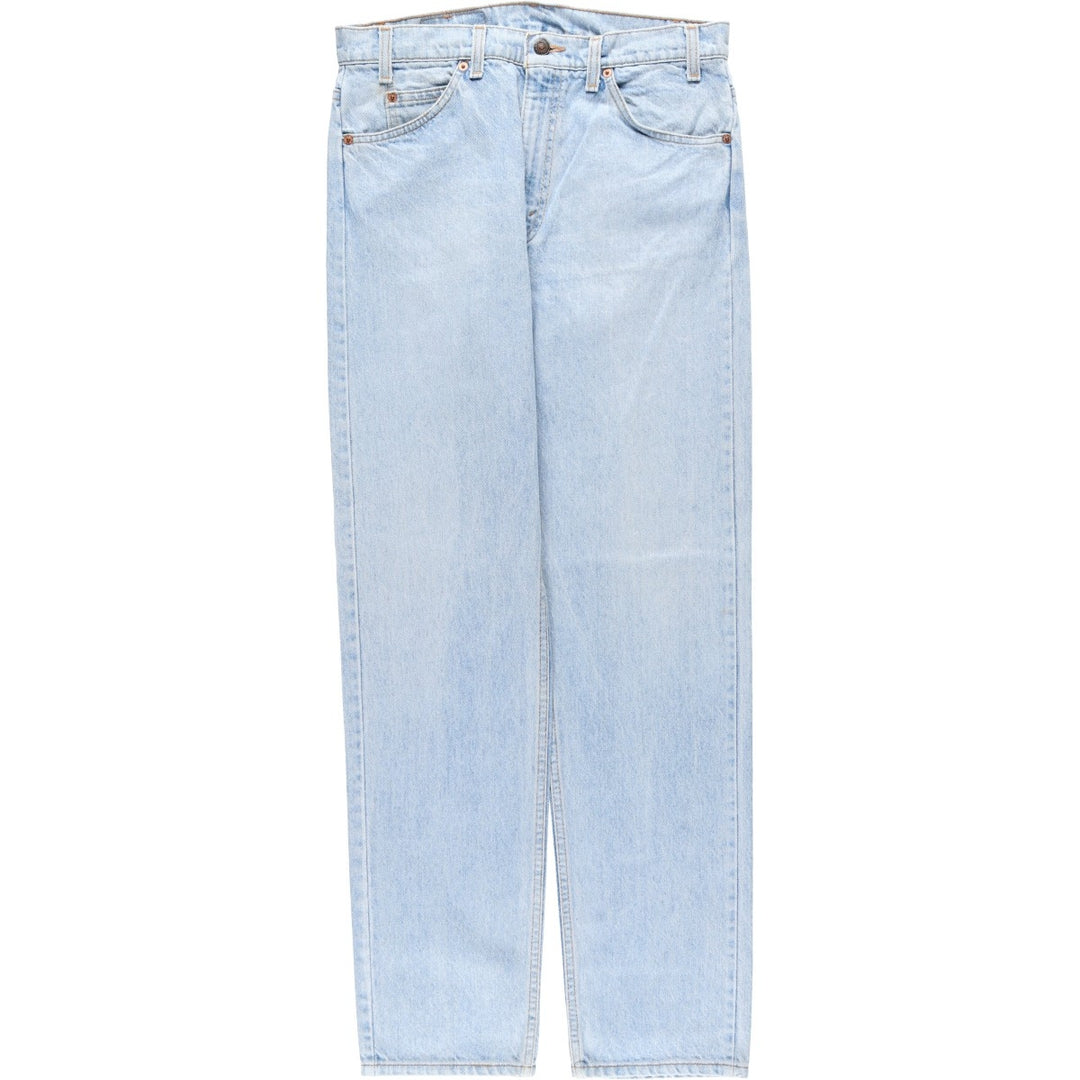 1990'S Levi's 505-0234 Orange Tab Tapered Denim Pants, Made in USA, Men's Size W32 (approx.), Vintage cotton blue type Vintage Second Hand