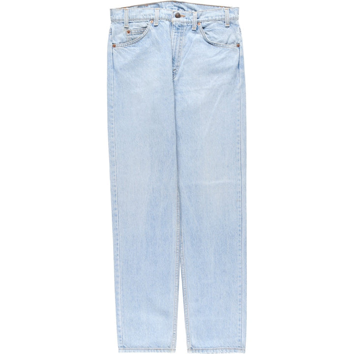 1990'S Levi's 505-0234 Orange Tab Tapered Denim Pants, Made in USA, Men's Size W32 (approx.), Vintage cotton blue type Vintage Second Hand