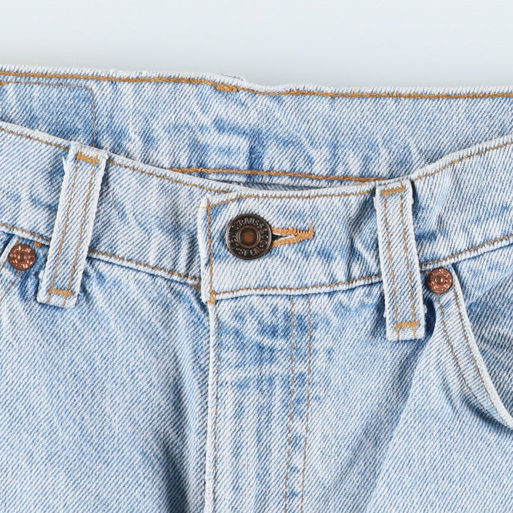 1990'S Levi's 505-0234 Orange Tab Tapered Denim Pants, Made in USA, Men's Size W32 (approx.), Vintage cotton blue type Vintage Second Hand