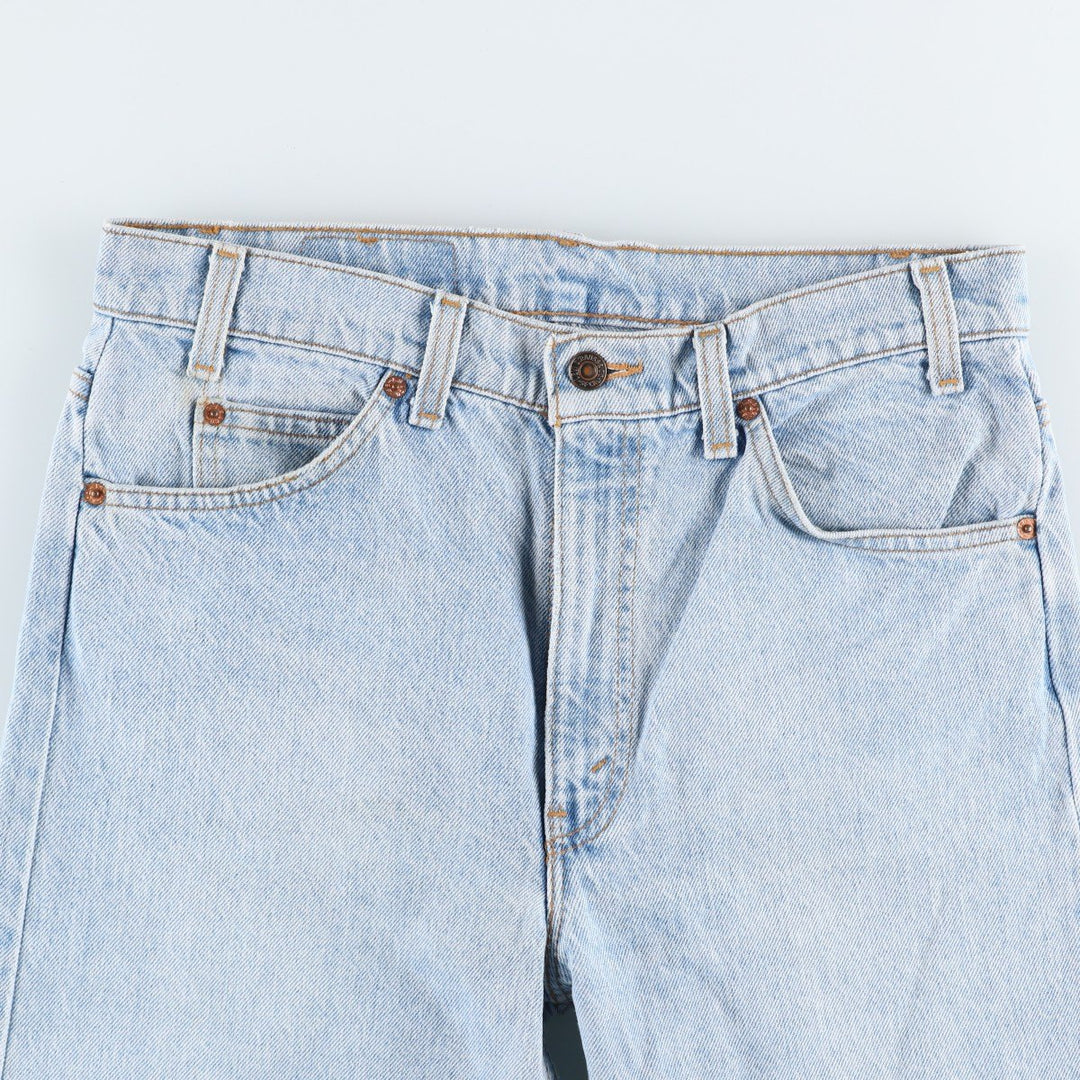 1990'S Levi's 505-0234 Orange Tab Tapered Denim Pants, Made in USA, Men's Size W32 (approx.), Vintage cotton blue type Vintage Second Hand