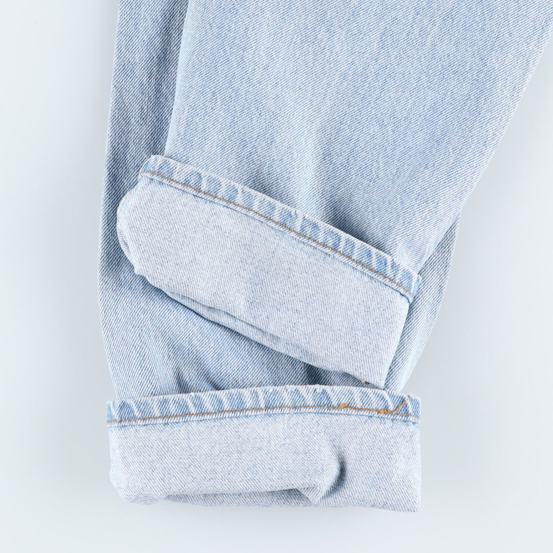 1990'S Levi's 505-0234 Orange Tab Tapered Denim Pants, Made in USA, Men's Size W32 (approx.), Vintage cotton blue type Vintage Second Hand