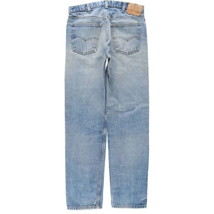 Vintage 1980'S Levi's 20505-0217 Orange Tab Tapered Denim Pants, Made in USA, Men's Size W32 unclear blue type Vintage Second Hand