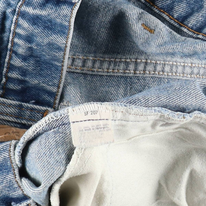 Vintage 1980'S Levi's 20505-0217 Orange Tab Tapered Denim Pants, Made in USA, Men's Size W32 unclear blue type Vintage Second Hand