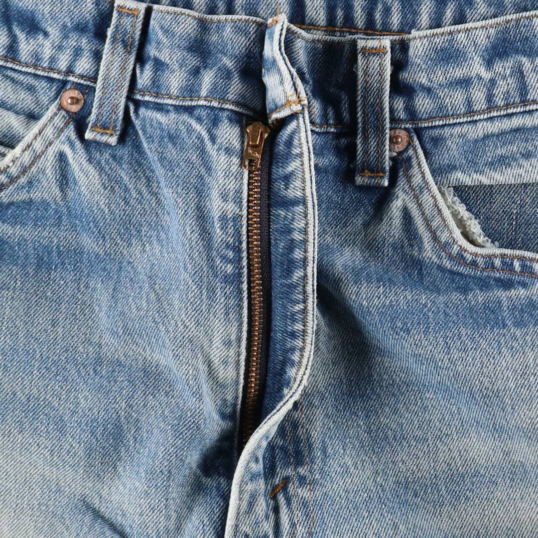 Vintage 1980'S Levi's 20505-0217 Orange Tab Tapered Denim Pants, Made in USA, Men's Size W32 unclear blue type Vintage Second Hand