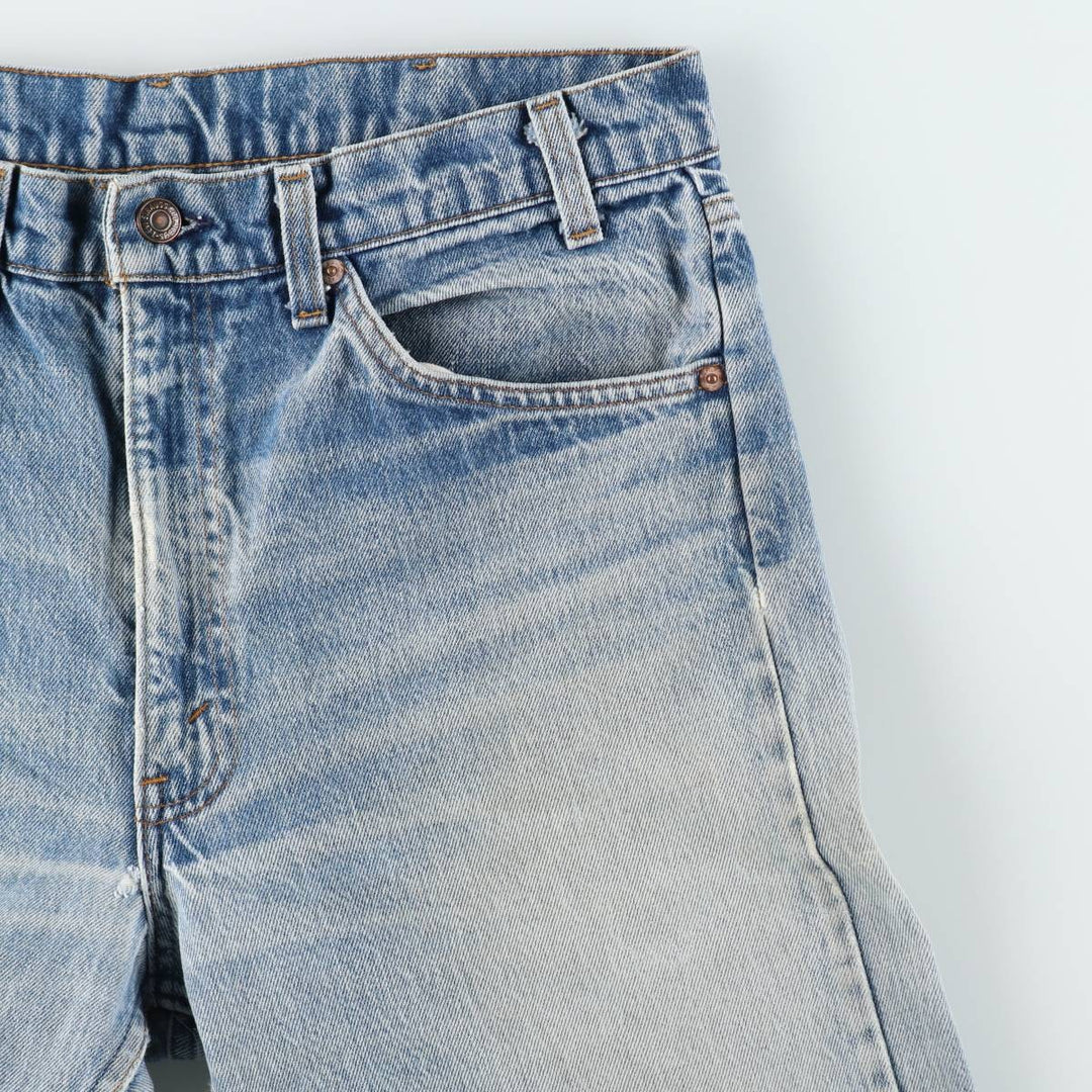 Vintage 1980'S Levi's 20505-0217 Orange Tab Tapered Denim Pants, Made in USA, Men's Size W32 unclear blue type Vintage Second Hand