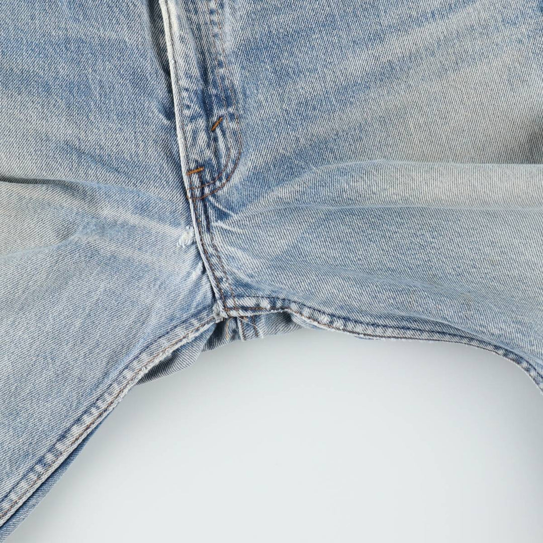 Vintage 1980'S Levi's 20505-0217 Orange Tab Tapered Denim Pants, Made in USA, Men's Size W32 unclear blue type Vintage Second Hand
