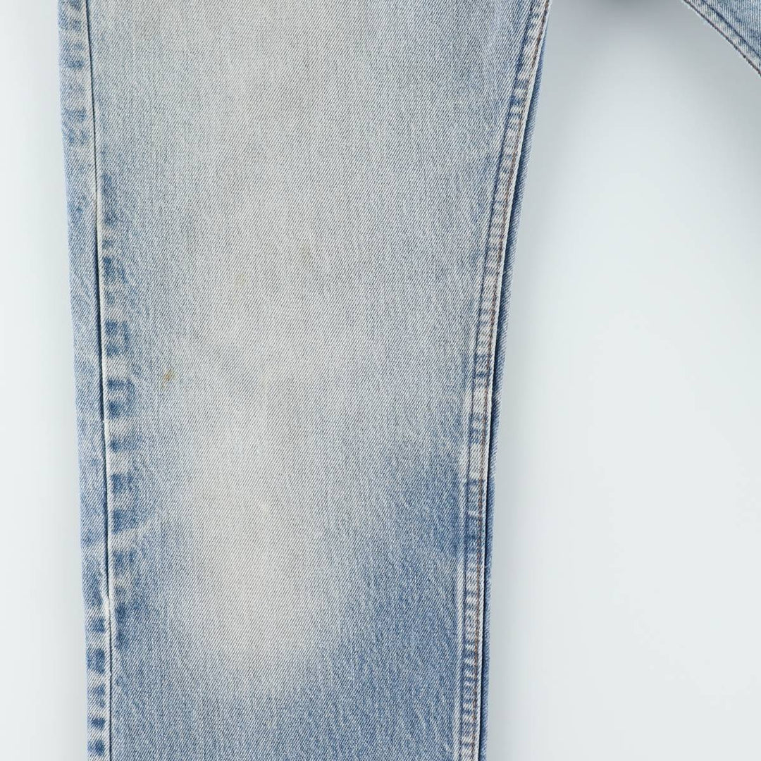 Vintage 1980'S Levi's 20505-0217 Orange Tab Tapered Denim Pants, Made in USA, Men's Size W32 unclear blue type Vintage Second Hand