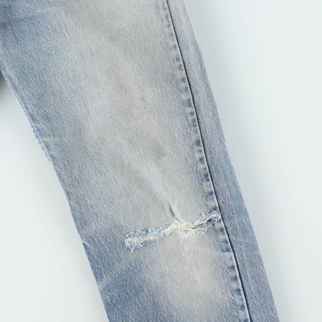 Vintage 1980'S Levi's 20505-0217 Orange Tab Tapered Denim Pants, Made in USA, Men's Size W32 unclear blue type Vintage Second Hand
