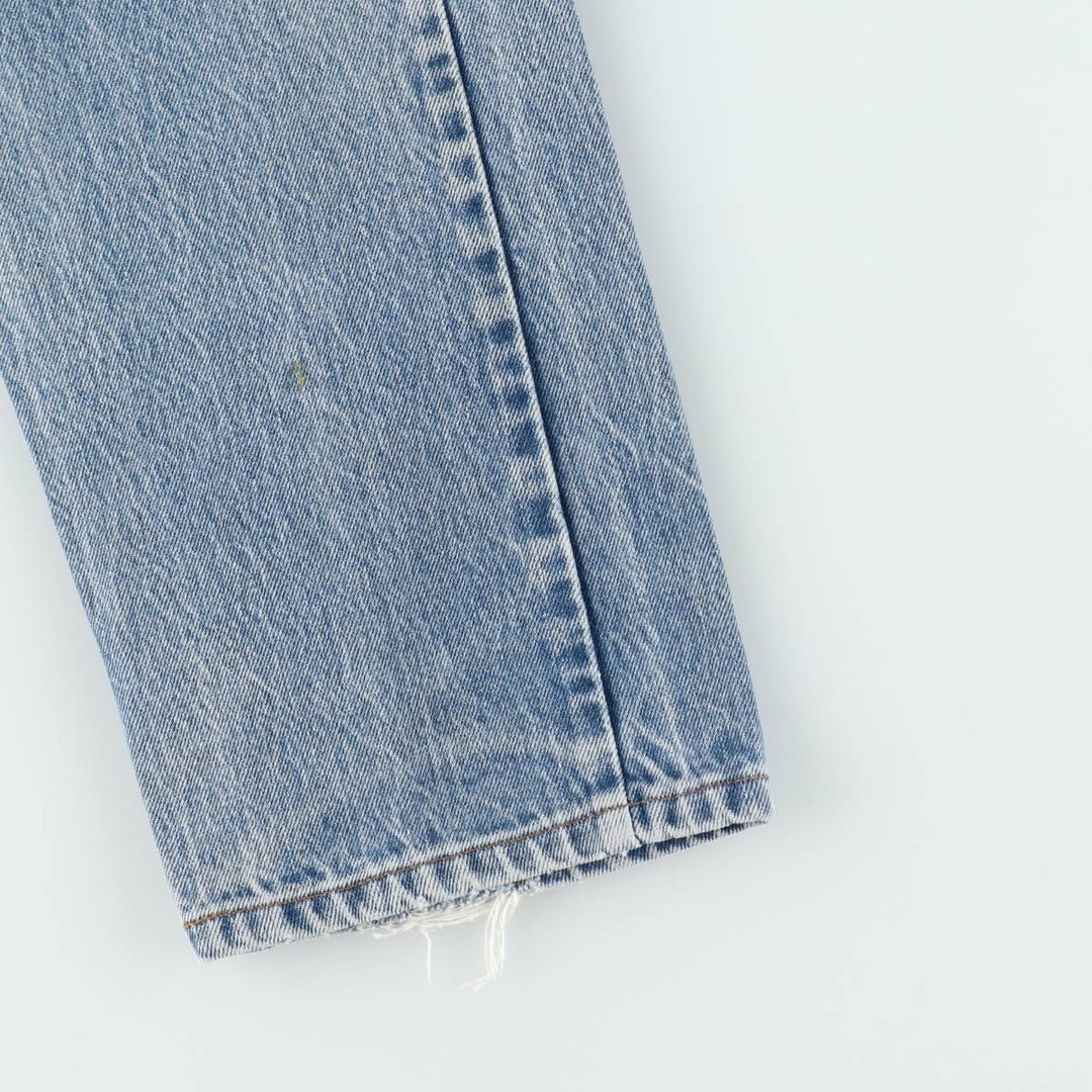 Vintage 1980'S Levi's 20505-0217 Orange Tab Tapered Denim Pants, Made in USA, Men's Size W32 unclear blue type Vintage Second Hand