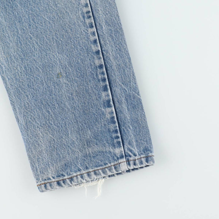 Vintage 1980'S Levi's 20505-0217 Orange Tab Tapered Denim Pants, Made in USA, Men's Size W32 unclear blue type Vintage Second Hand