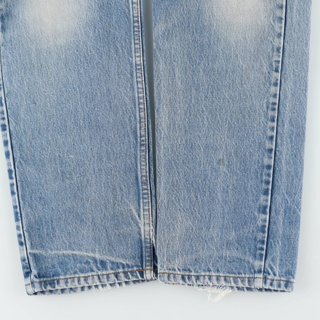 Vintage 1980'S Levi's 20505-0217 Orange Tab Tapered Denim Pants, Made in USA, Men's Size W32 unclear blue type Vintage Second Hand