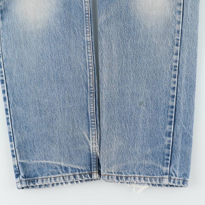 Vintage 1980'S Levi's 20505-0217 Orange Tab Tapered Denim Pants, Made in USA, Men's Size W32 unclear blue type Vintage Second Hand