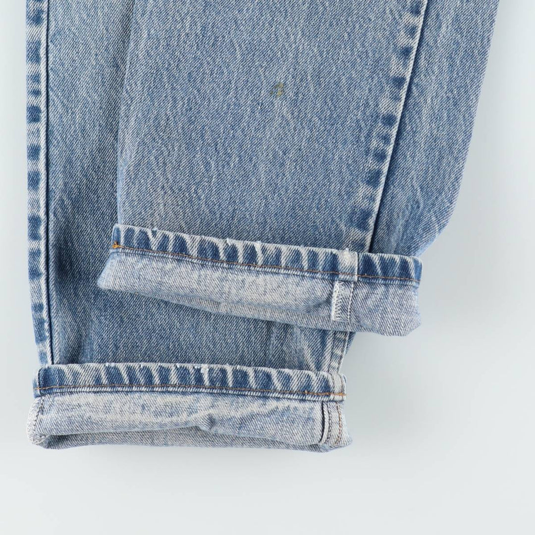 Vintage 1980'S Levi's 20505-0217 Orange Tab Tapered Denim Pants, Made in USA, Men's Size W32 unclear blue type Vintage Second Hand
