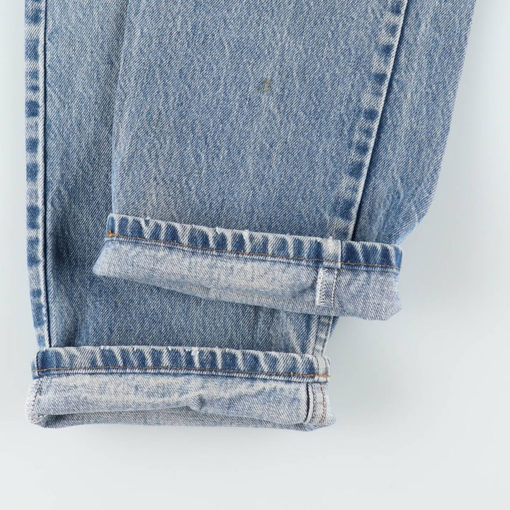 Vintage 1980'S Levi's 20505-0217 Orange Tab Tapered Denim Pants, Made in USA, Men's Size W32 unclear blue type Vintage Second Hand