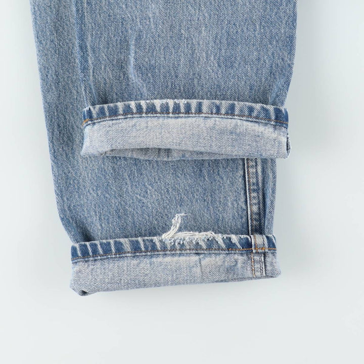 Vintage 1980'S Levi's 20505-0217 Orange Tab Tapered Denim Pants, Made in USA, Men's Size W32 unclear blue type Vintage Second Hand