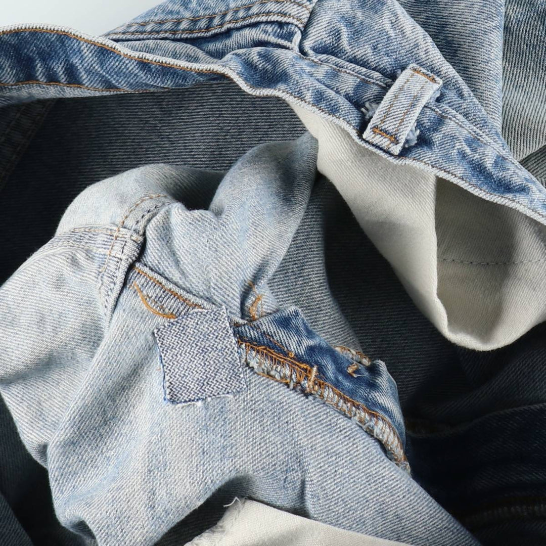 Vintage 1980'S Levi's 20505-0217 Orange Tab Tapered Denim Pants, Made in USA, Men's Size W32 unclear blue type Vintage Second Hand