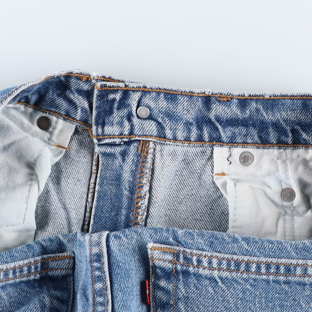 90'S Levi's 505-0216 Tapered Denim Pants, Men's, Size W32, Vintage unclear blue type Vintage Second Hand