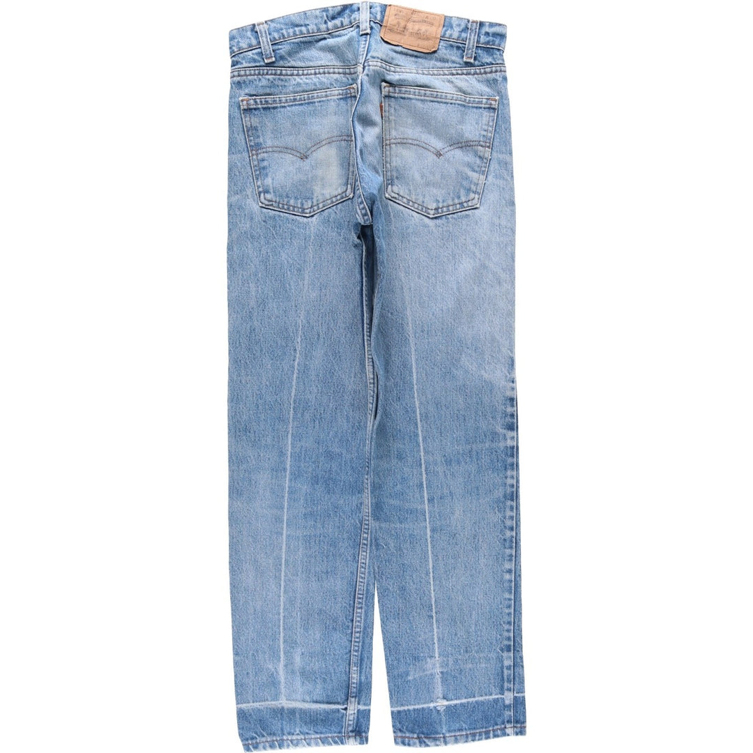 ~1990'S Levi's 505-0217 Orange Tab Tapered Denim Pants, Made in USA, Men's W31 (approx.), Vintage cotton blue type Vintage Second Hand