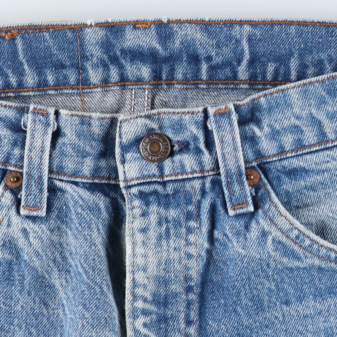 ~1990'S Levi's 505-0217 Orange Tab Tapered Denim Pants, Made in USA, Men's W31 (approx.), Vintage cotton blue type Vintage Second Hand