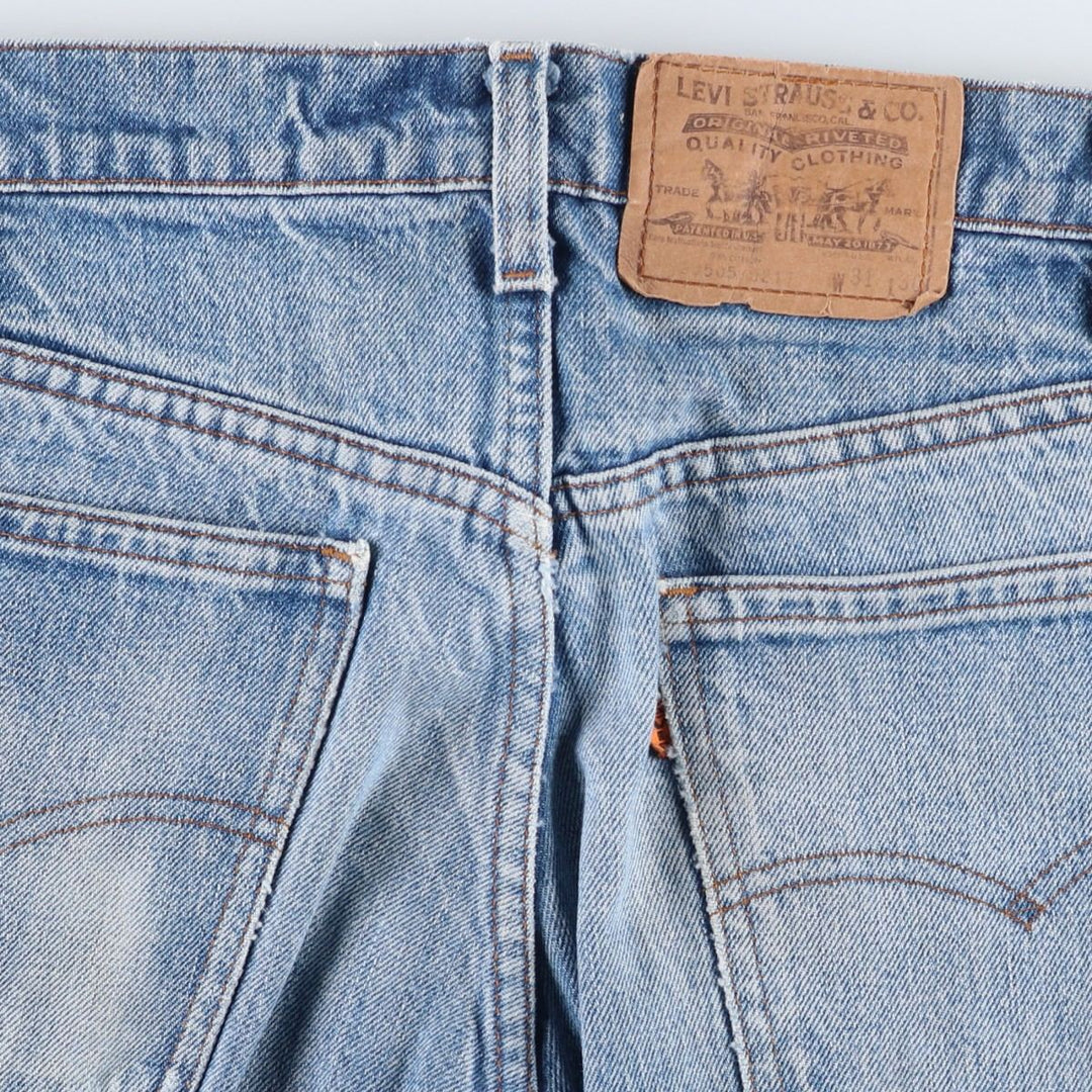 ~1990'S Levi's 505-0217 Orange Tab Tapered Denim Pants, Made in USA, Men's W31 (approx.), Vintage cotton blue type Vintage Second Hand