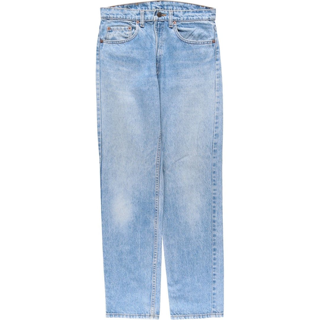 Levi's 505-0290 Tapered Denim Pants, Made in USA, Men's Size W30 (approx.) cotton blue type Vintage Second Hand