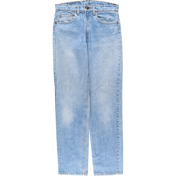 Levi's 505-0290 Tapered Denim Pants, Made in USA, Men's Size W30 (approx.) cotton blue type Vintage Second Hand