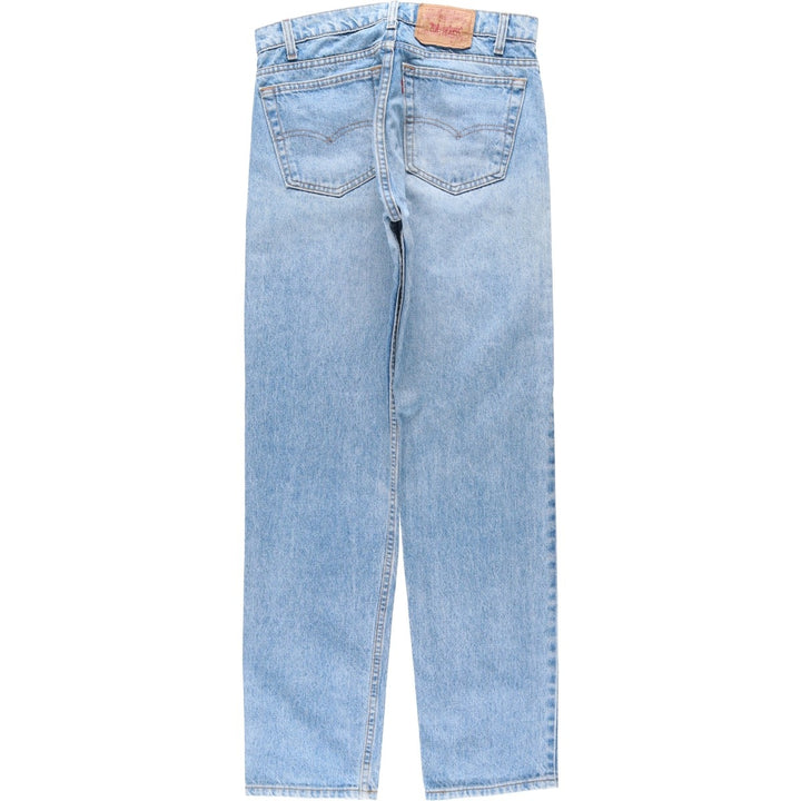 Levi's 505-0290 Tapered Denim Pants, Made in USA, Men's Size W30 (approx.) cotton blue type Vintage Second Hand