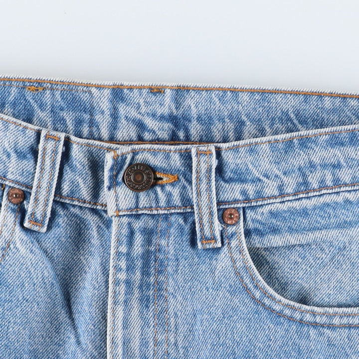 Levi's 505-0290 Tapered Denim Pants, Made in USA, Men's Size W30 (approx.) cotton blue type Vintage Second Hand