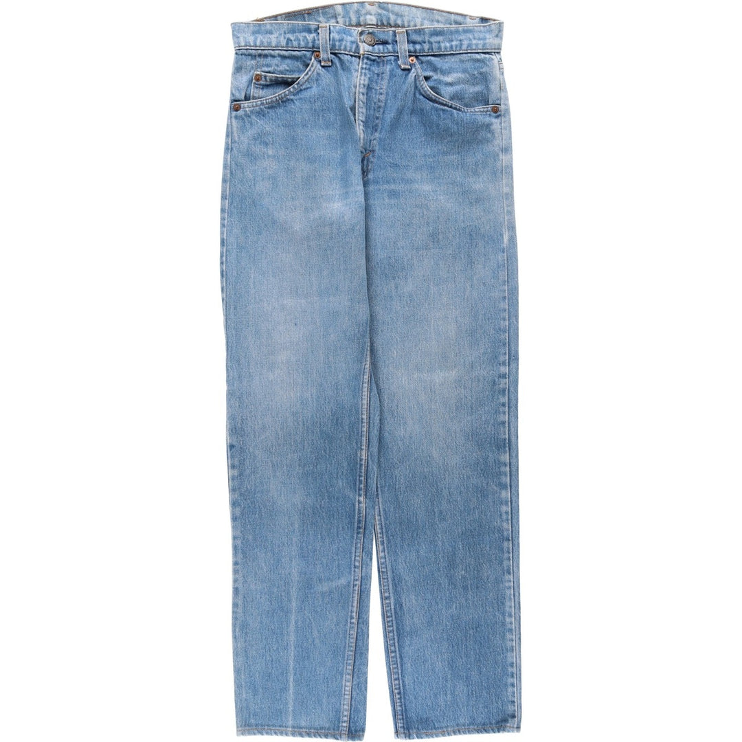 ~1980'S Levi's 505-0217 Orange Tab Tapered Denim Pants, Made in USA, Men's W29 (approx.), Vintage cotton blue type Vintage Second Hand