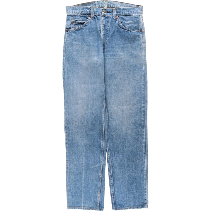 ~1980'S Levi's 505-0217 Orange Tab Tapered Denim Pants, Made in USA, Men's W29 (approx.), Vintage cotton blue type Vintage Second Hand