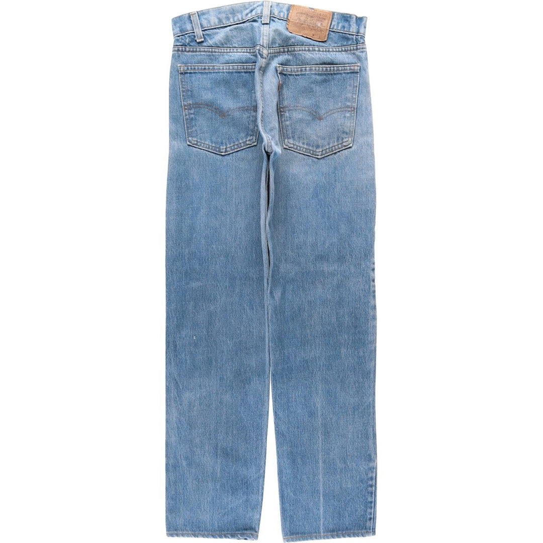 ~1980'S Levi's 505-0217 Orange Tab Tapered Denim Pants, Made in USA, Men's W29 (approx.), Vintage cotton blue type Vintage Second Hand
