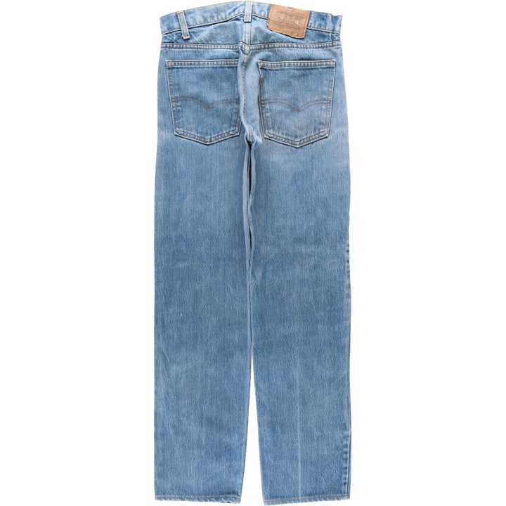 ~1980'S Levi's 505-0217 Orange Tab Tapered Denim Pants, Made in USA, Men's W29 (approx.), Vintage cotton blue type Vintage Second Hand