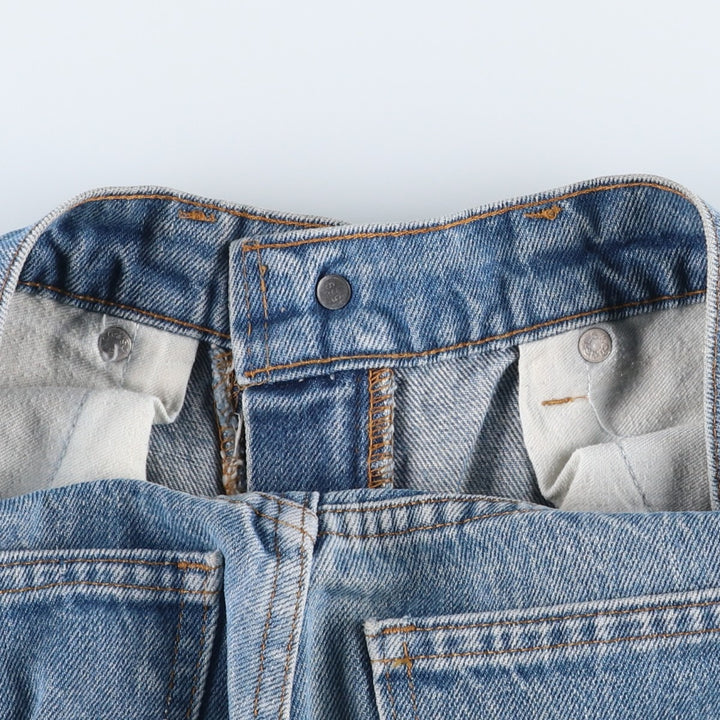 ~1980'S Levi's 505-0217 Orange Tab Tapered Denim Pants, Made in USA, Men's W29 (approx.), Vintage cotton blue type Vintage Second Hand