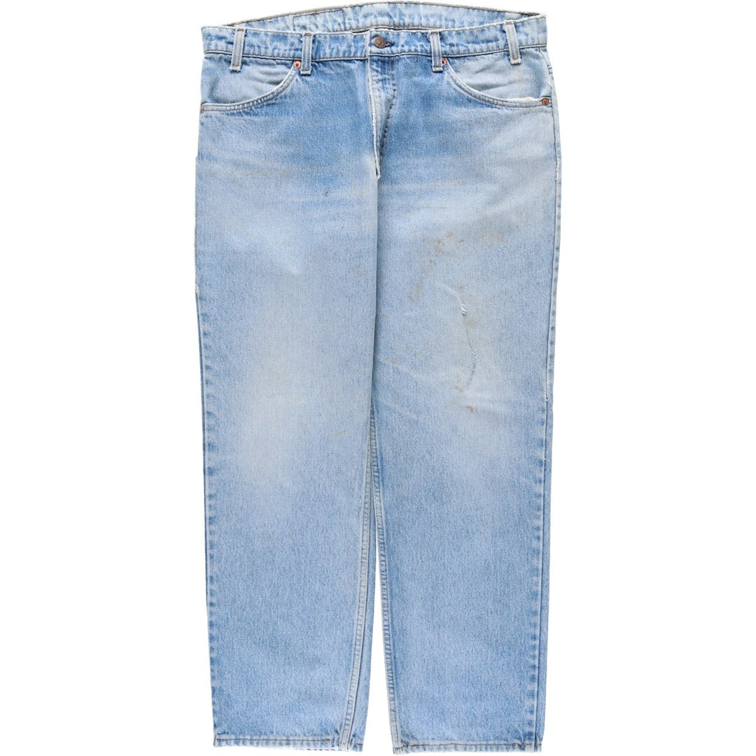 1990'S Levi's 505-0202 Orange Tab Tapered Denim Pants, Made in USA, Men's W36 (approx.), Vintage cotton blue type Vintage Second Hand