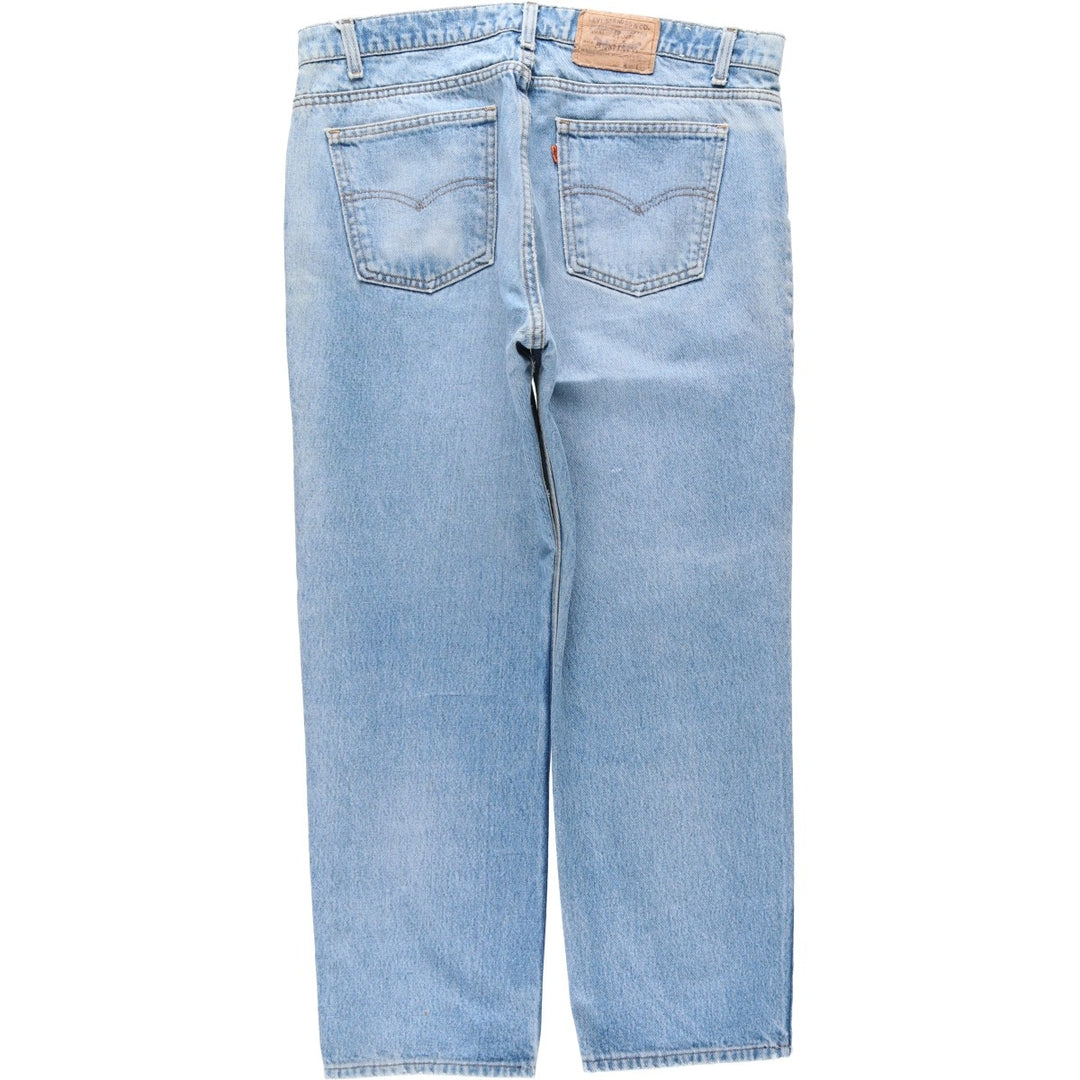 1990'S Levi's 505-0202 Orange Tab Tapered Denim Pants, Made in USA, Men's W36 (approx.), Vintage cotton blue type Vintage Second Hand