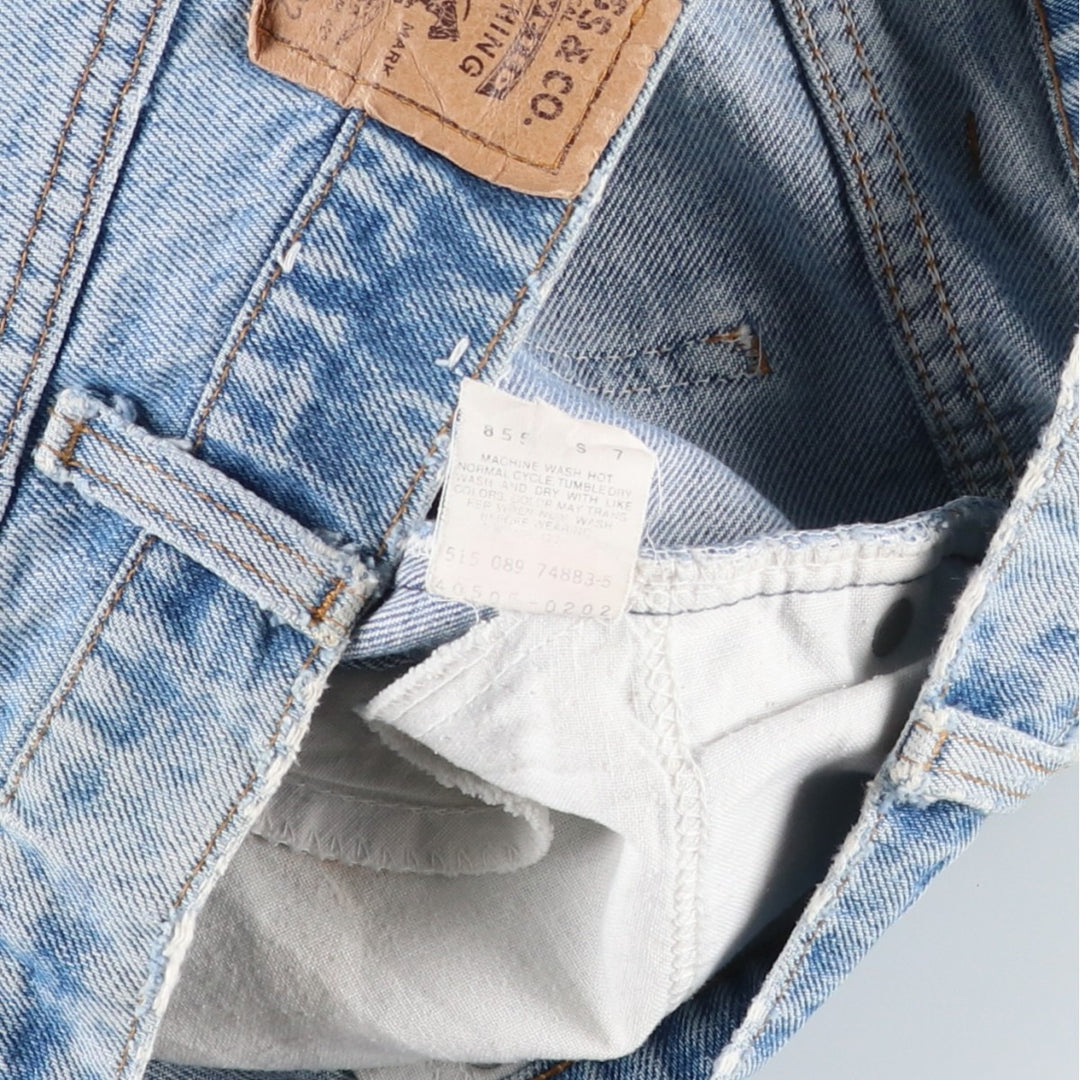 1990'S Levi's 505-0202 Orange Tab Tapered Denim Pants, Made in USA, Men's W36 (approx.), Vintage cotton blue type Vintage Second Hand