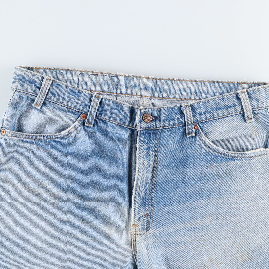 1990'S Levi's 505-0202 Orange Tab Tapered Denim Pants, Made in USA, Men's W36 (approx.), Vintage cotton blue type Vintage Second Hand