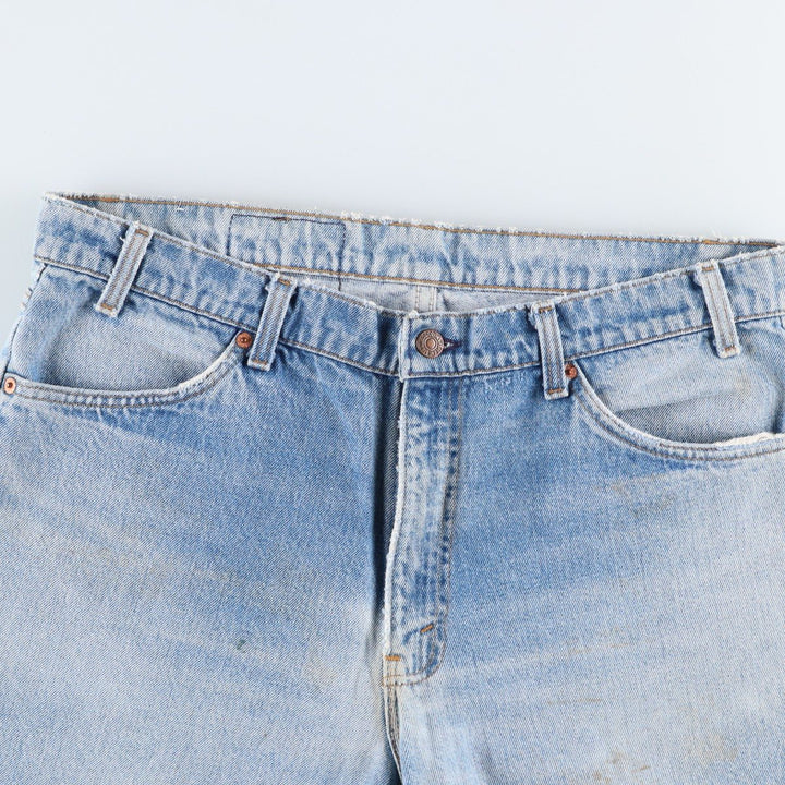 1990'S Levi's 505-0202 Orange Tab Tapered Denim Pants, Made in USA, Men's W36 (approx.), Vintage cotton blue type Vintage Second Hand
