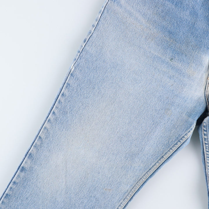 1990'S Levi's 505-0202 Orange Tab Tapered Denim Pants, Made in USA, Men's W36 (approx.), Vintage cotton blue type Vintage Second Hand
