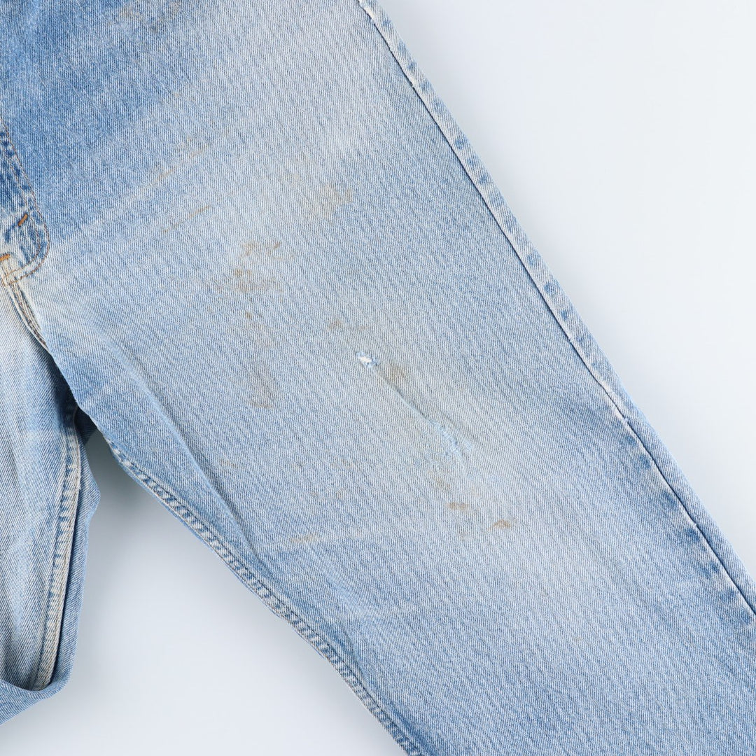 1990'S Levi's 505-0202 Orange Tab Tapered Denim Pants, Made in USA, Men's W36 (approx.), Vintage cotton blue type Vintage Second Hand